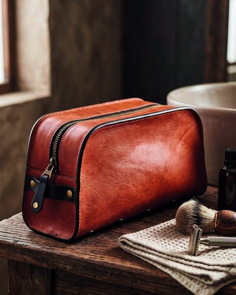 Multipurpose pouch, MS26-9025, in cow printed leather