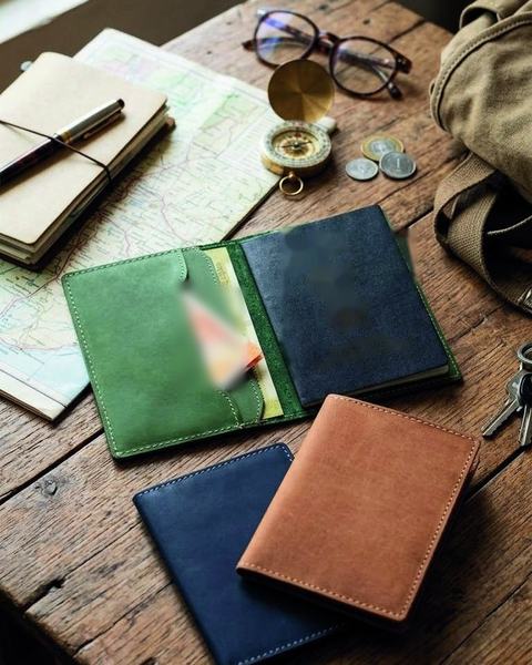 Passport cover, PC26-9035, in cow printed leather